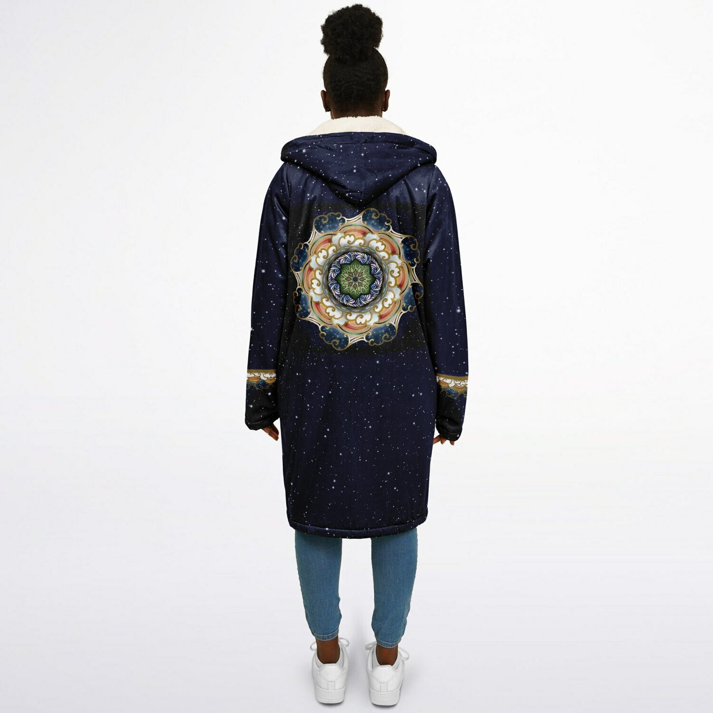 Great cosmos wheel zipper cloak