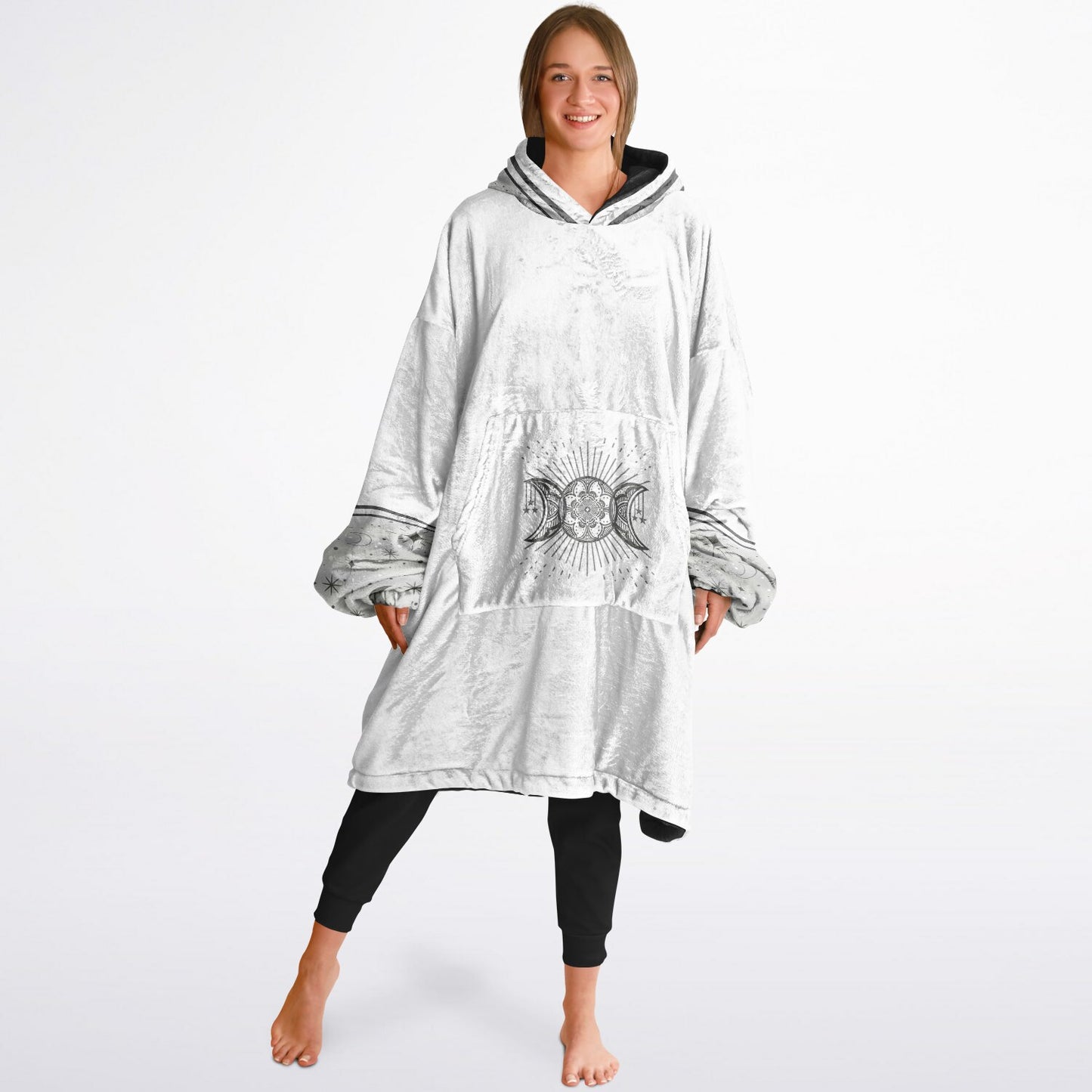 Triple Moon Subtlety Reversible Snug Hoodie