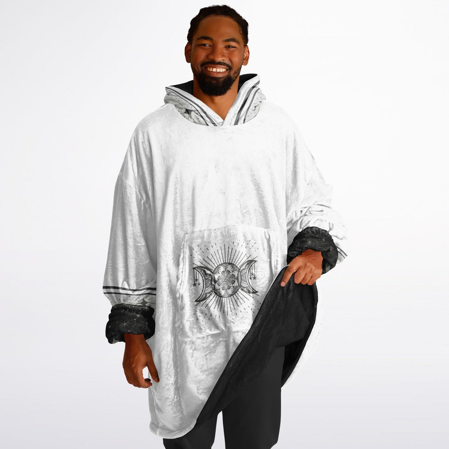 Triple Moon Subtlety Reversible Snug Hoodie