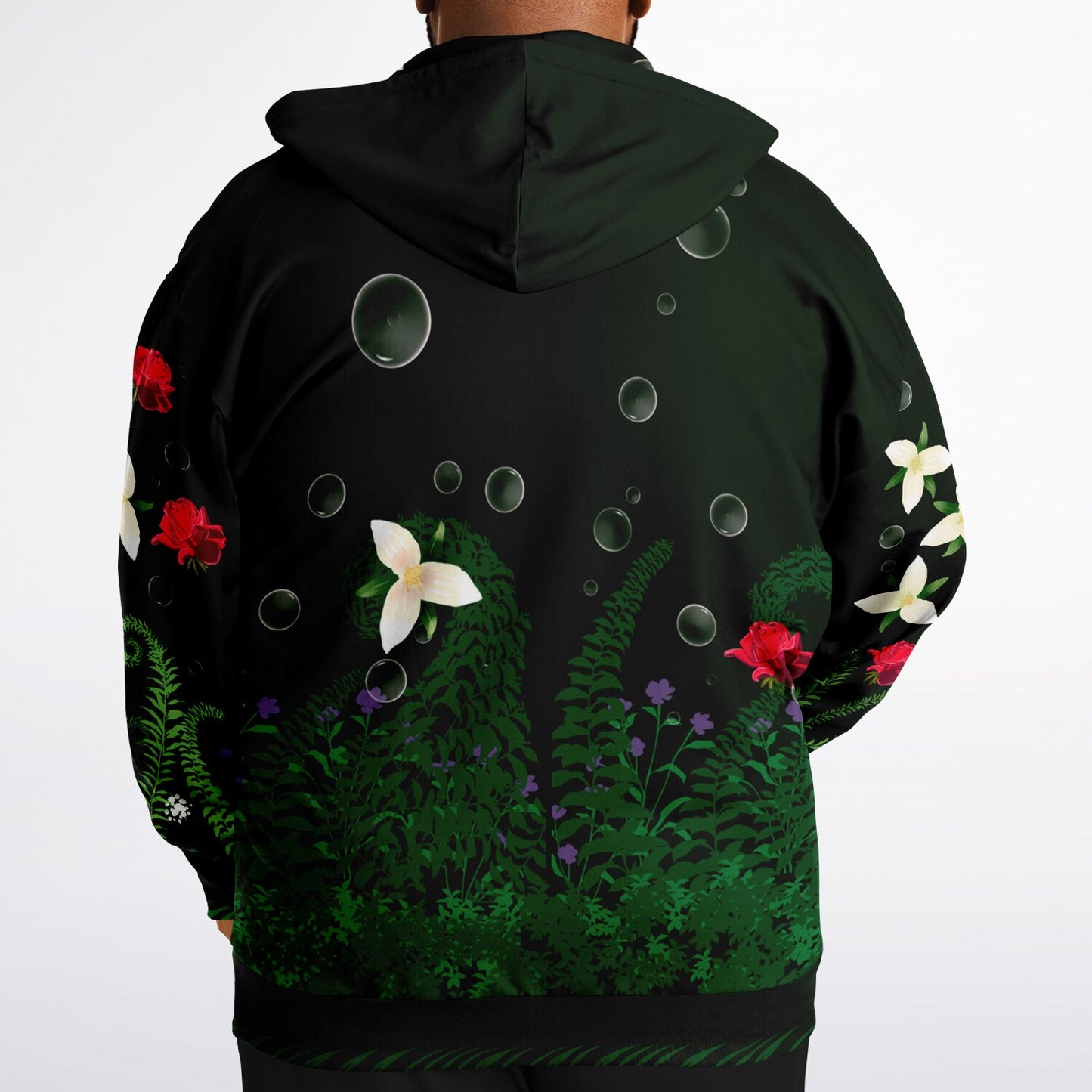 Pacific Northwest Night forest Zip Hoodie 2x - 6x