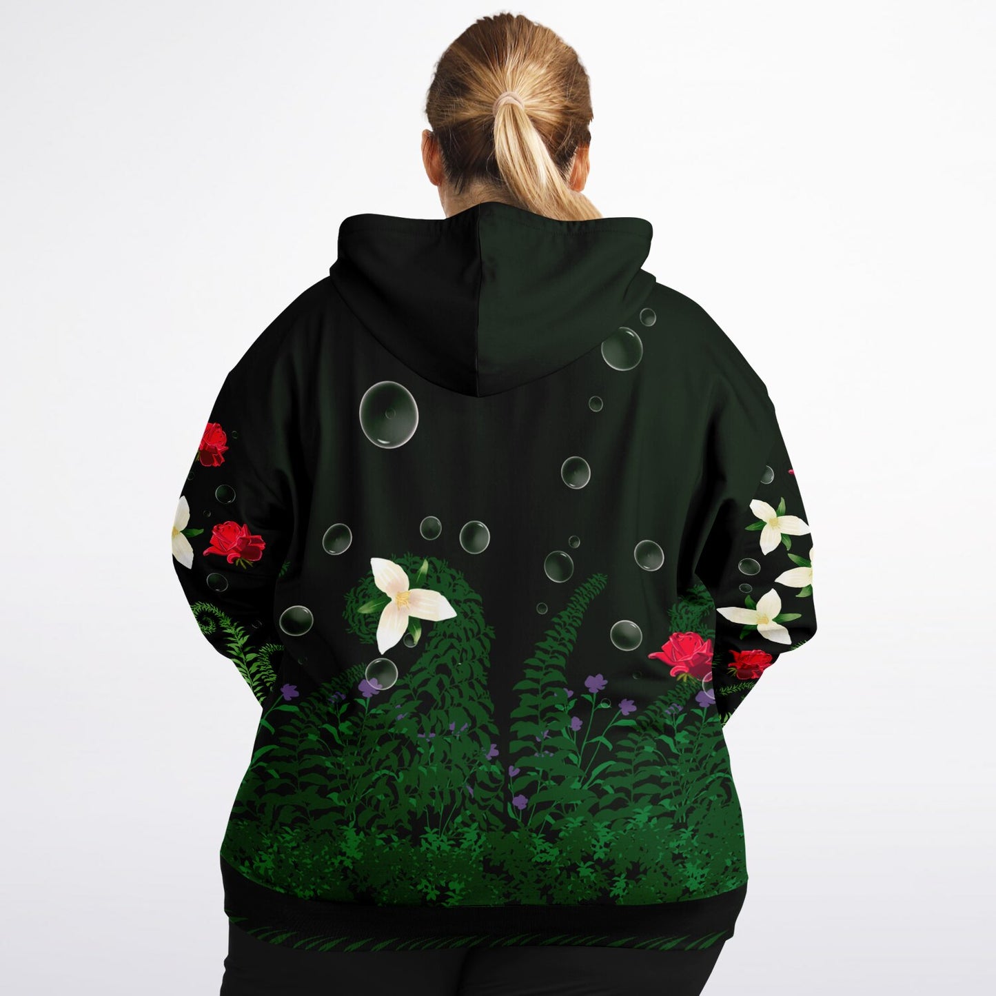Pacific Northwest Night forest Zip Hoodie 2x - 6x