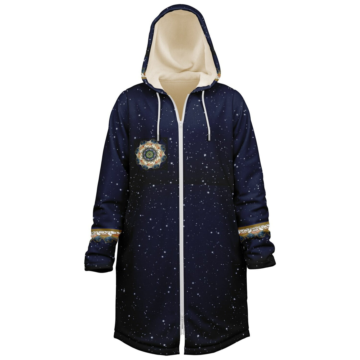 Great cosmos wheel zipper cloak