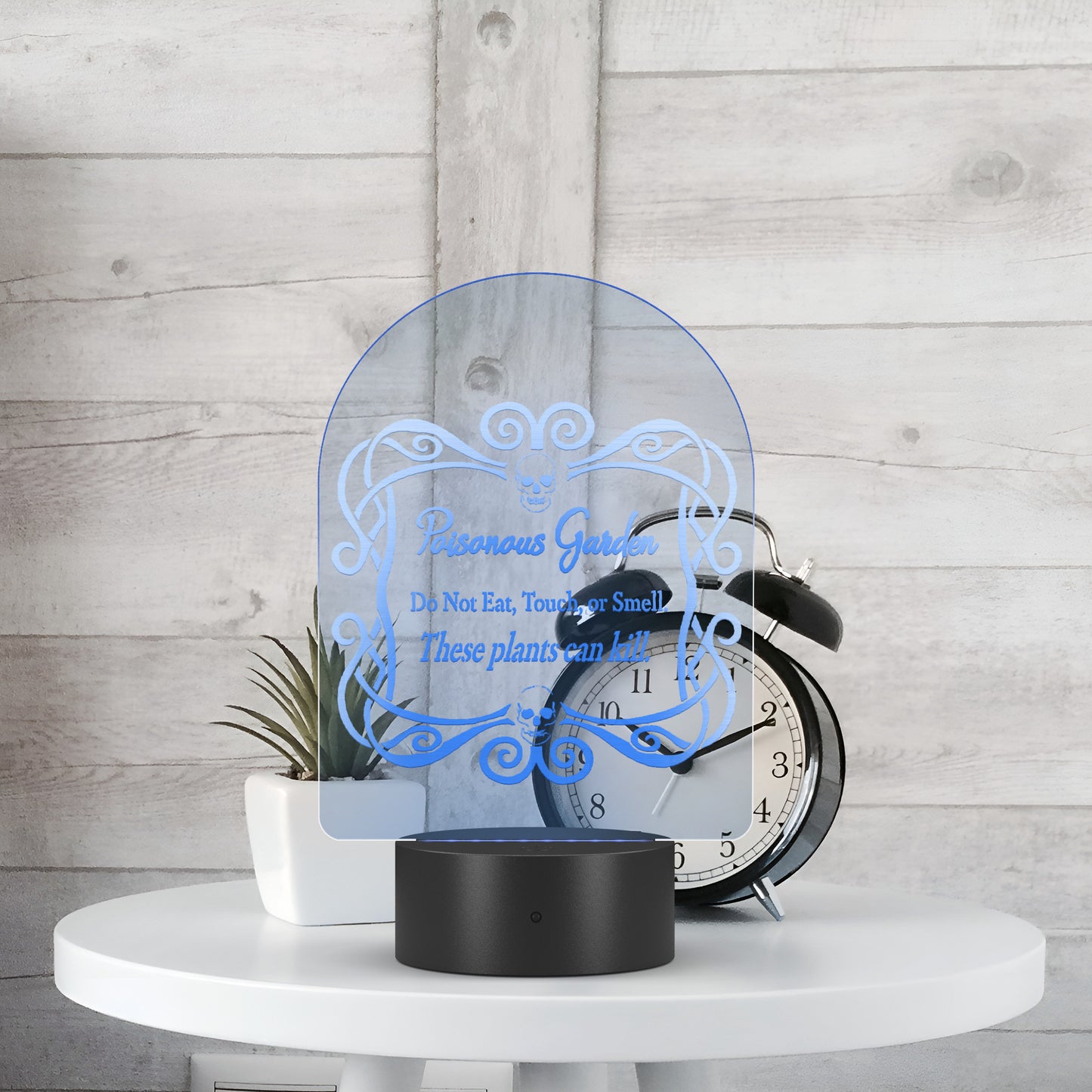 Poisonous Plant Indoor Sign - Acrylic - LED