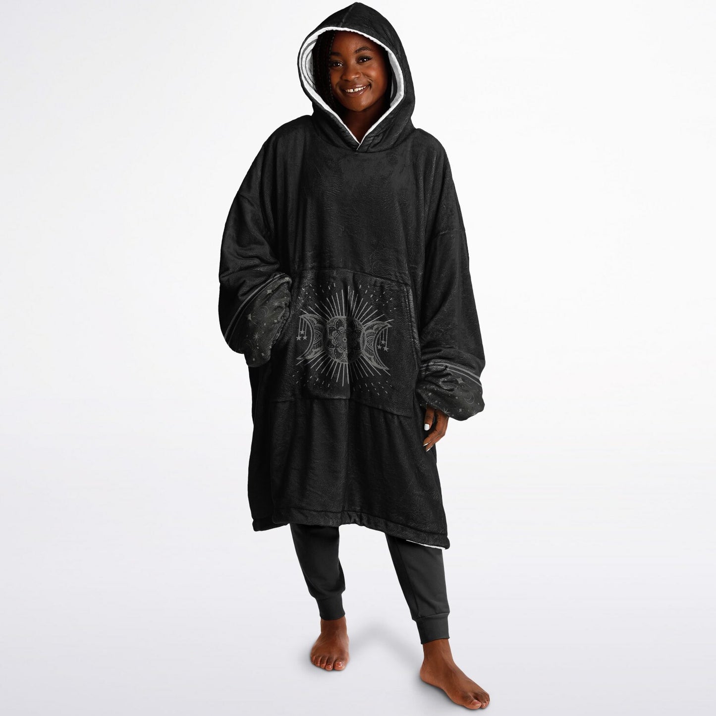 Triple Moon Subtlety Reversible Snug Hoodie