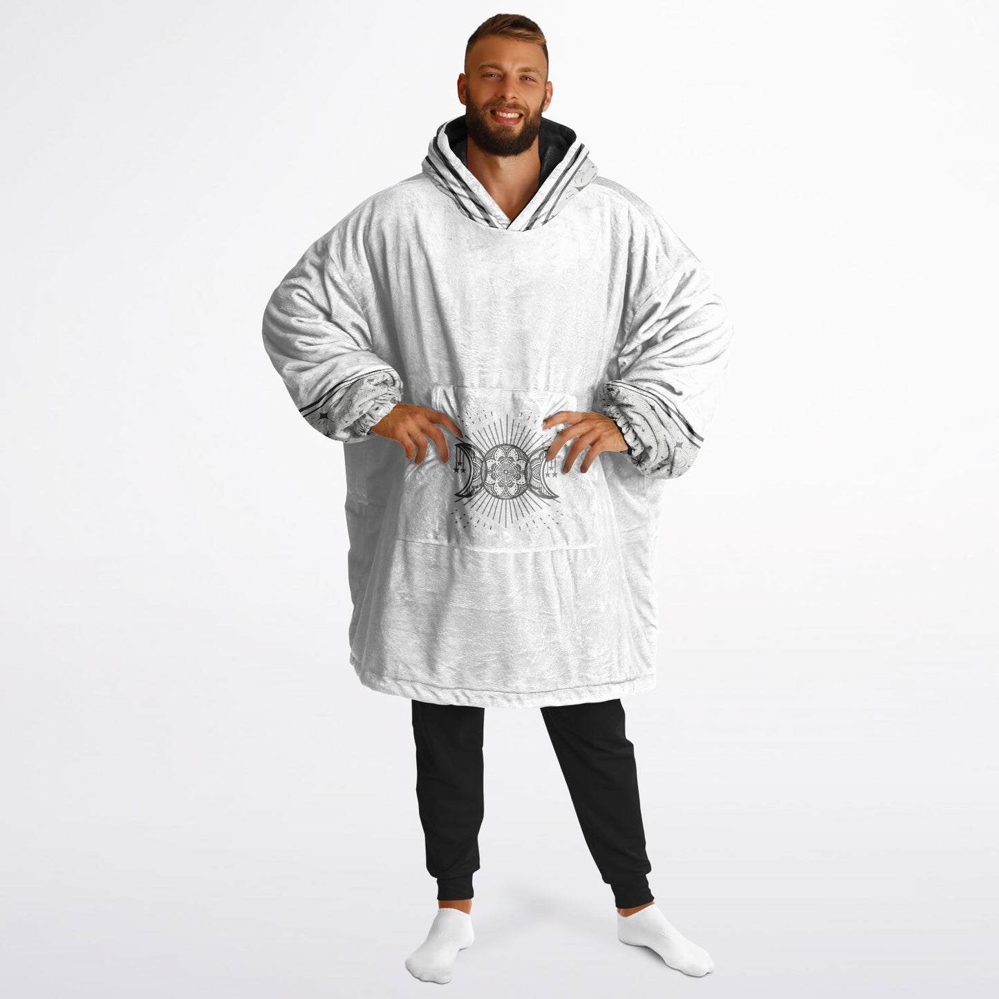 Triple Moon Subtlety Reversible Snug Hoodie