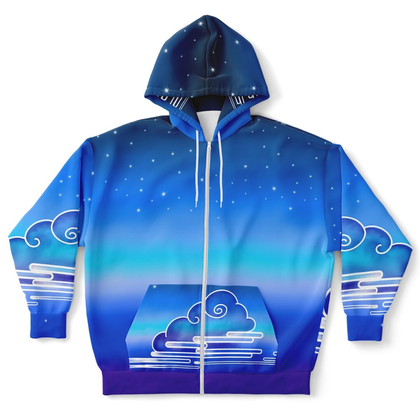 Cloud Viewing Night Zip Hoodie - 2XL - 6 XL