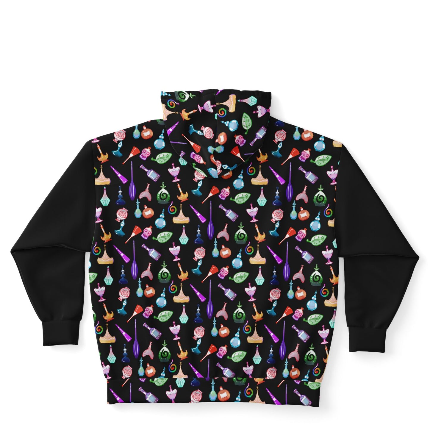A heap of potions, zipper hoodie