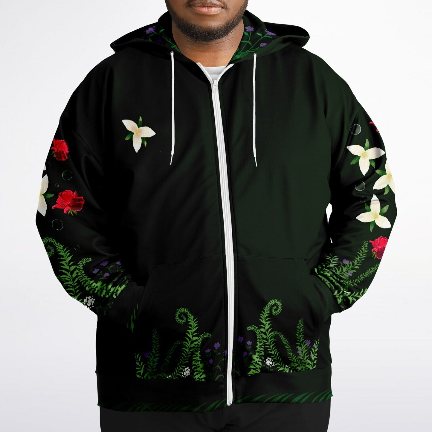 Nightside Fern Zip Hoodie 2x - 6x