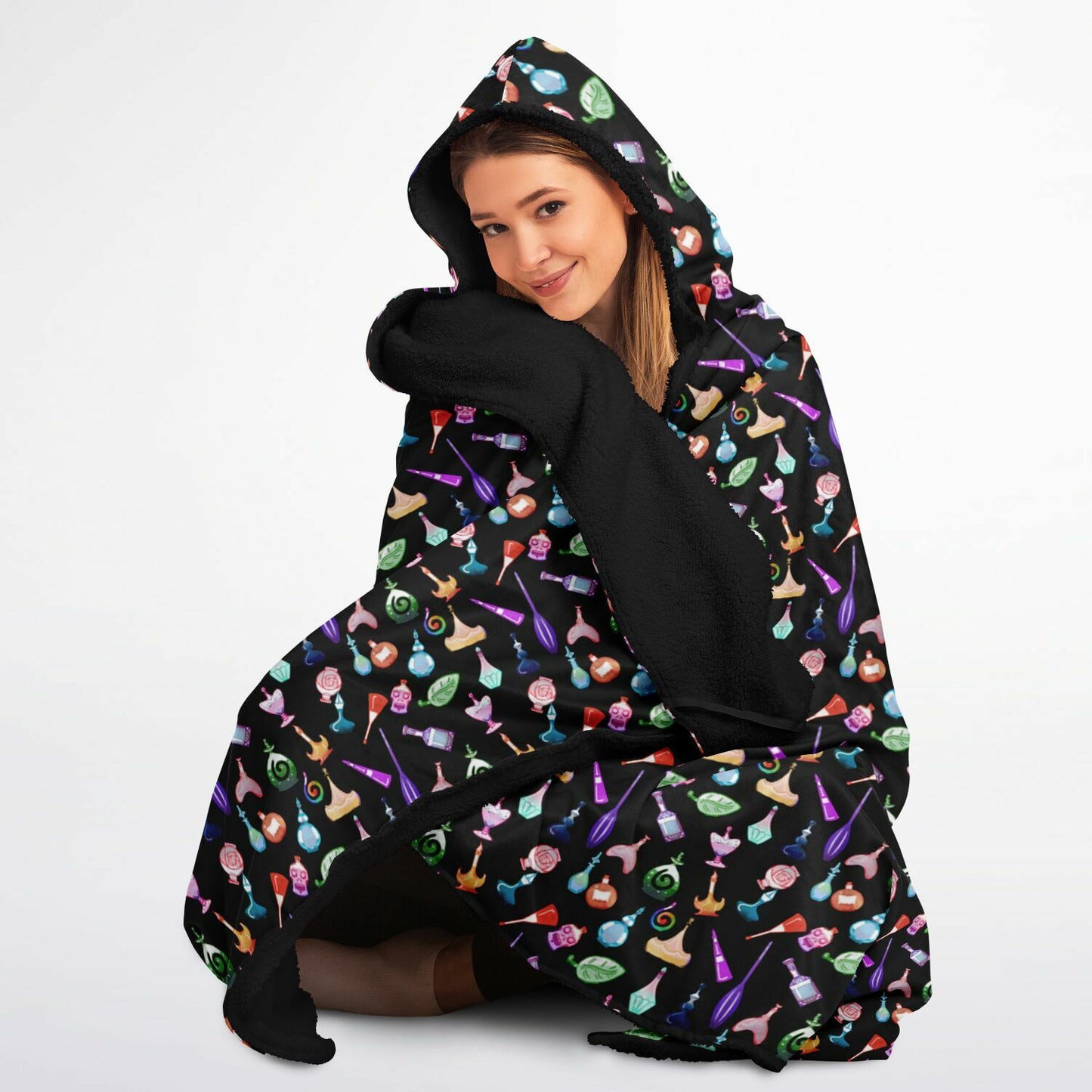 Potions of All Types Hooded Blanket