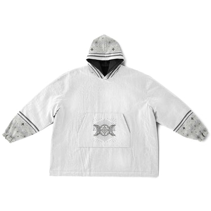 Triple Moon Subtlety  Reversible Snug Hoodie