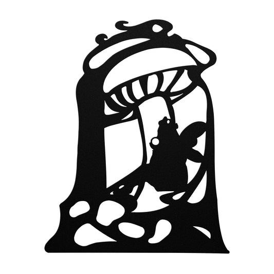 Fairy Metal Sign - CottageCore