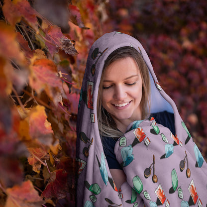 Tea = Life Hooded Blanket