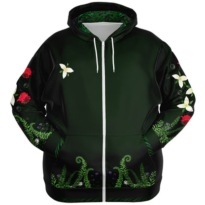 Nightside Fern Zip Hoodie 2x - 6x