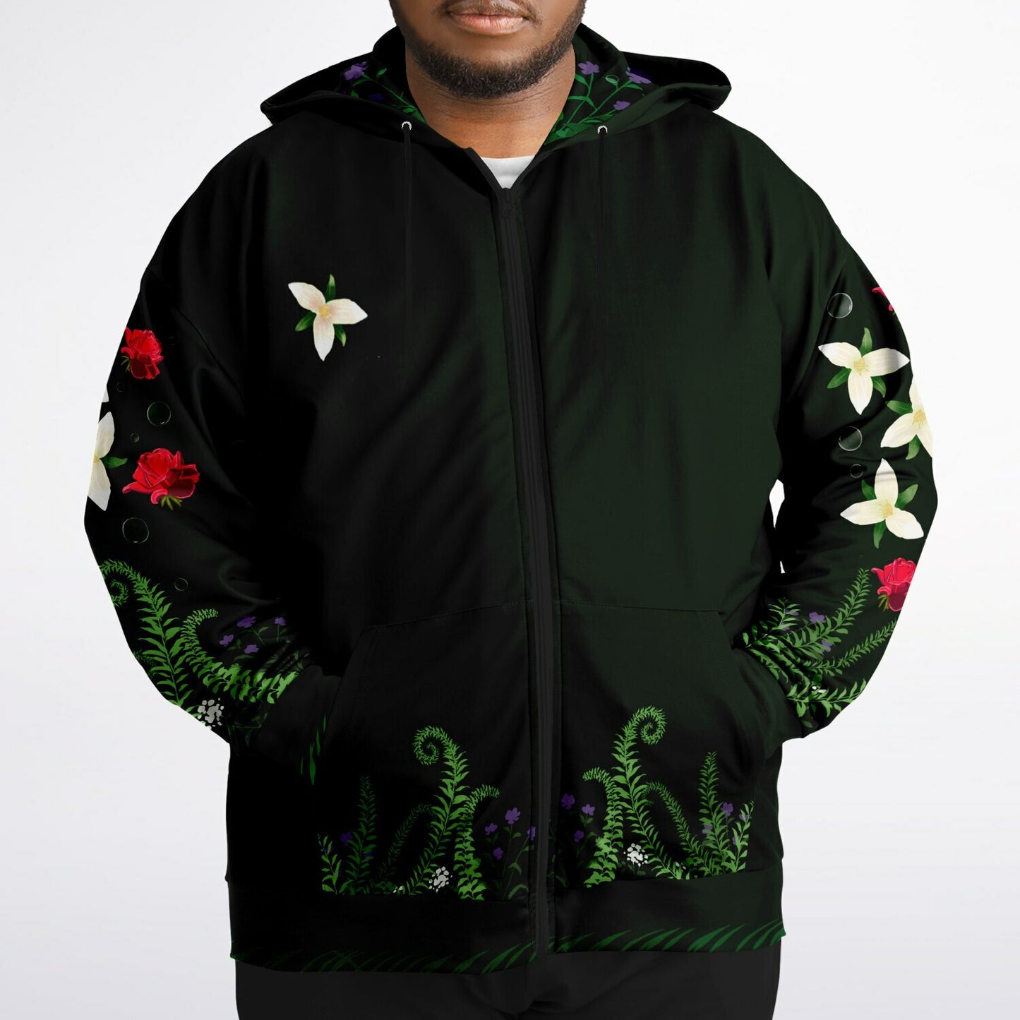 Nightside Fern Zip Hoodie 2x - 6x