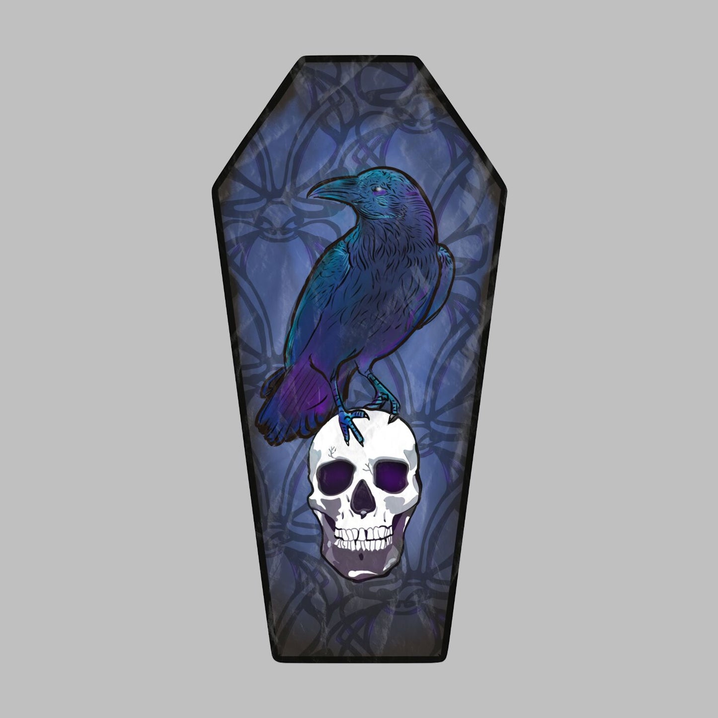 Gothic Beach Towel- Raven