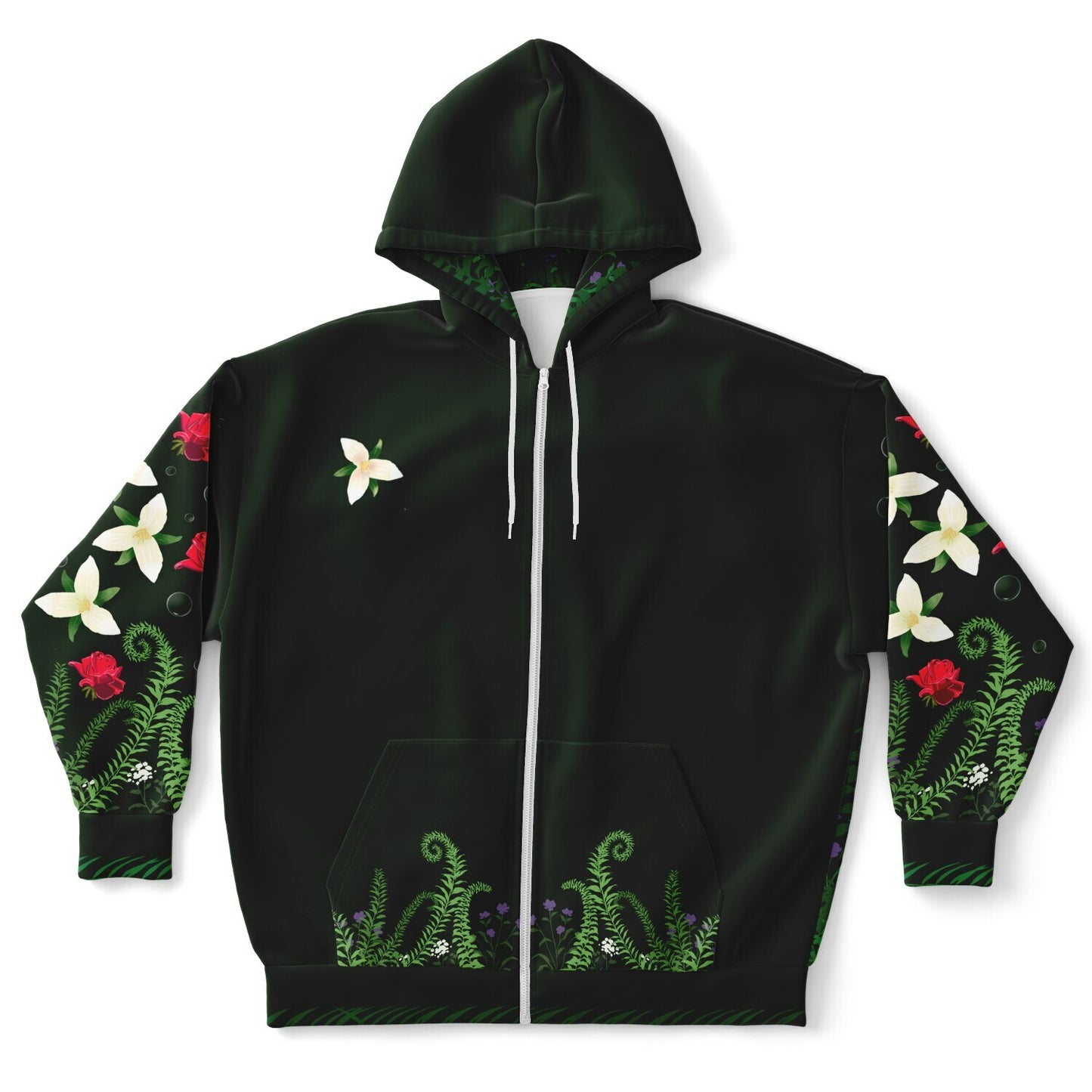 Nightside Fern Zip Hoodie 2x - 6x