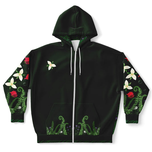 Nightside Fern Zip Hoodie 2x - 6x