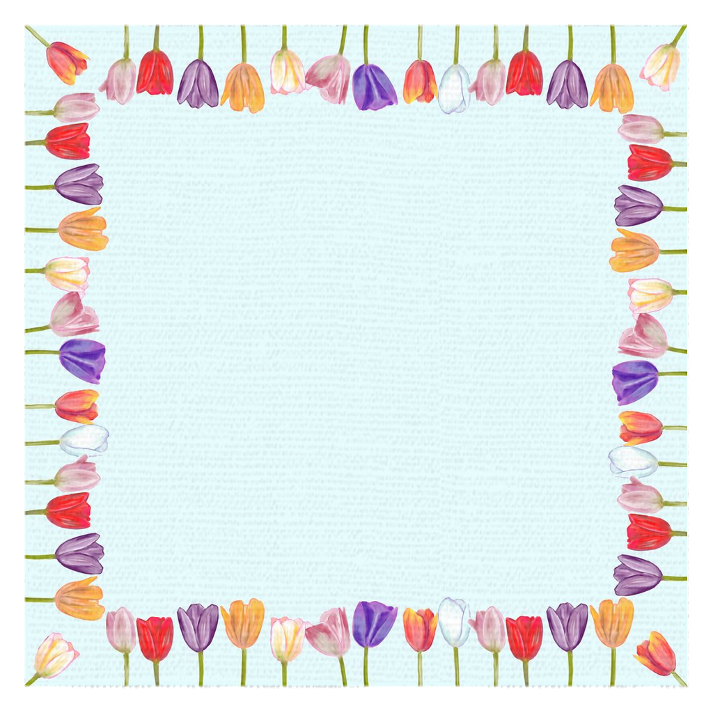 Tulip border Tablecloths