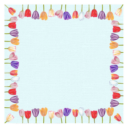 Tulip border Tablecloths