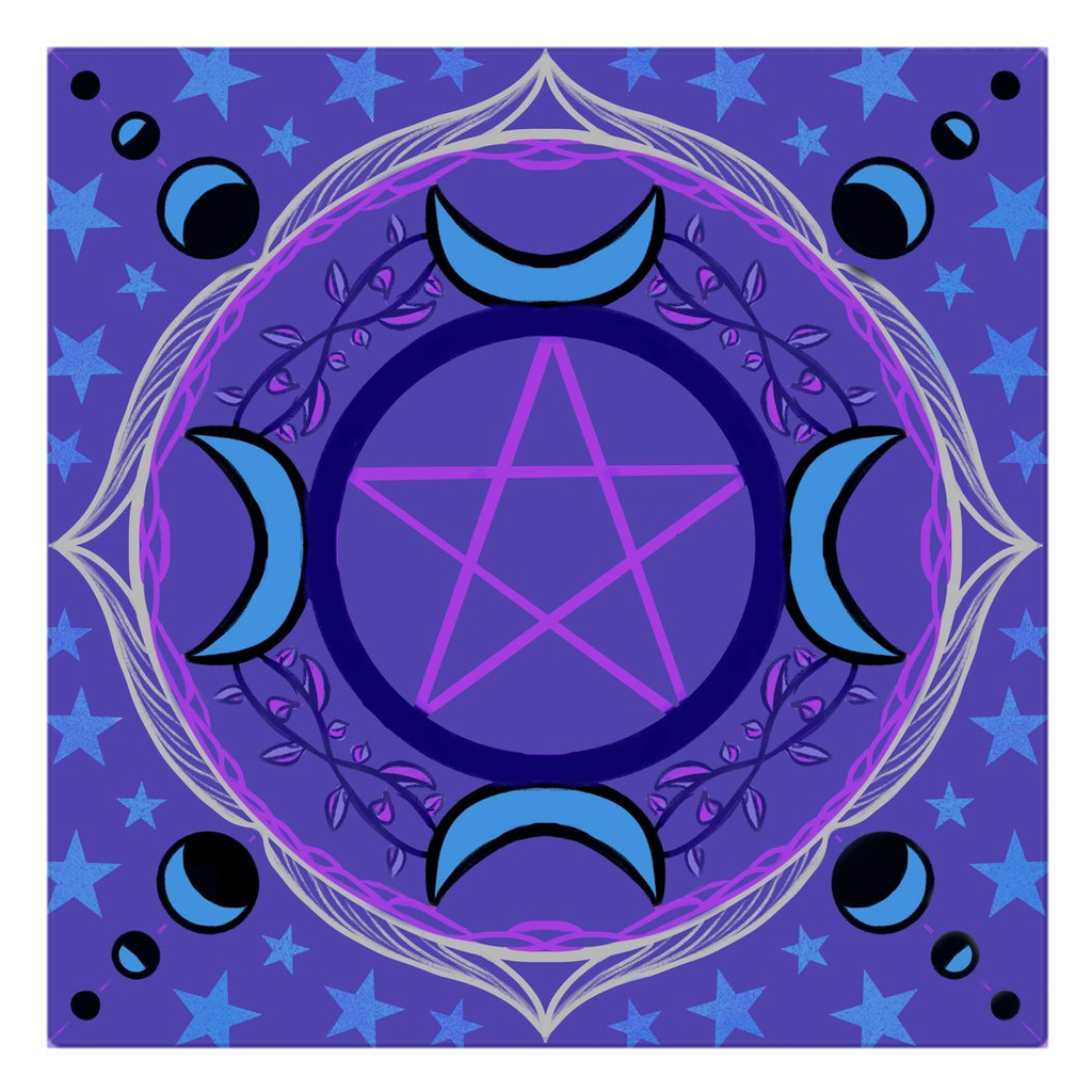 Night Witch Altar Cloth