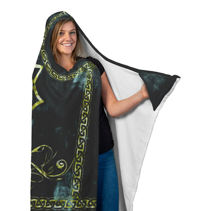 Celtic Gold Protection Hooded Blanket