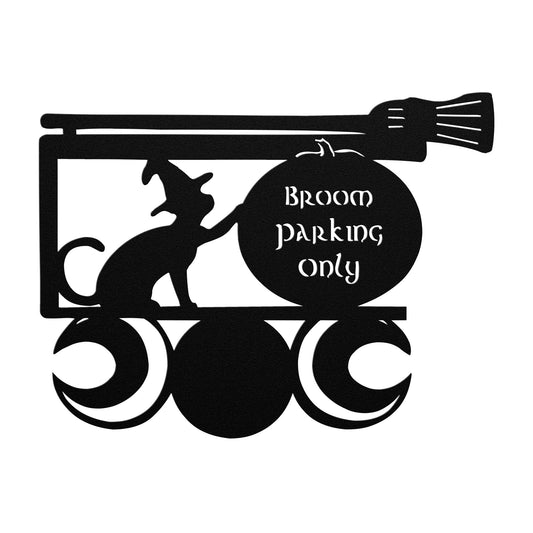 Broome Parking Only W/ Triple Moons Metal Sign